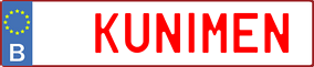 Truck License Plate